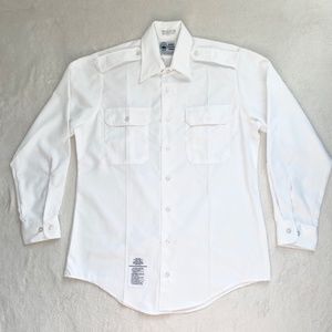 Defense‎ Logistics Agency Men's Dress Shirt Color White Size 15.5